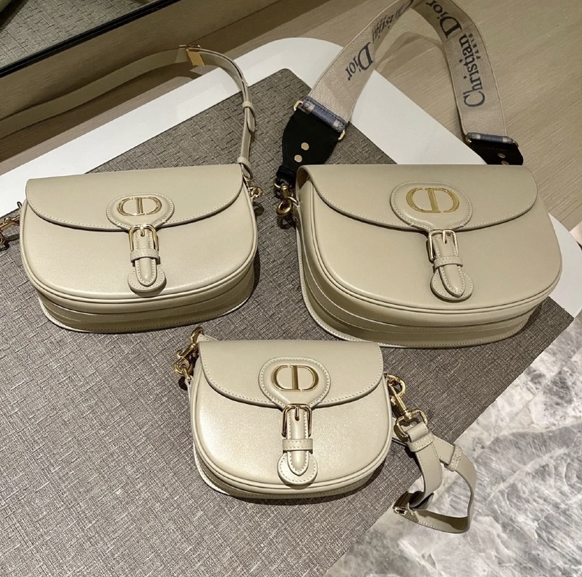 Mini Dior Bobby Bag Powder Beige Box Calfskin